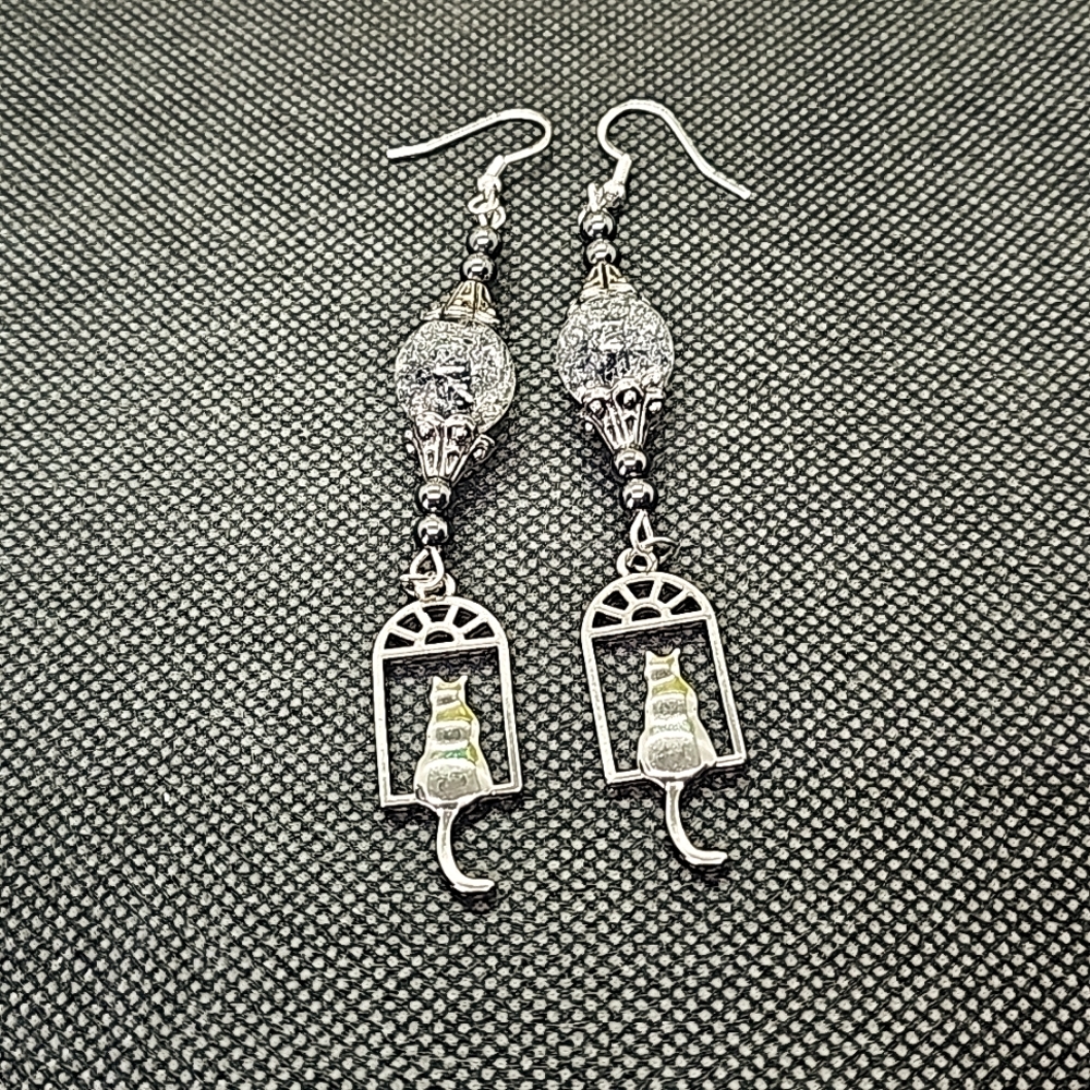 Feline Fine Collection 92.5 SS Post Earrings